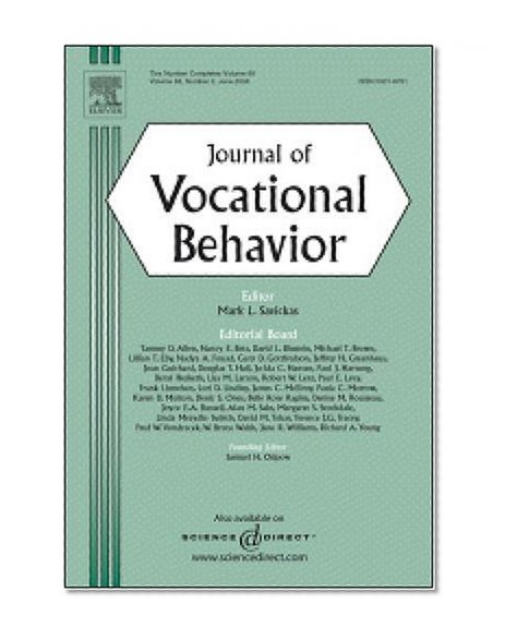 Action regulation theory and career self-management [An article from: Journal of Vocational Behavior]