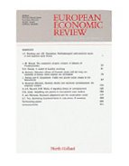 On the determinants of local government performance: A two-stage nonparametric approach [An article from: European Economic Review]