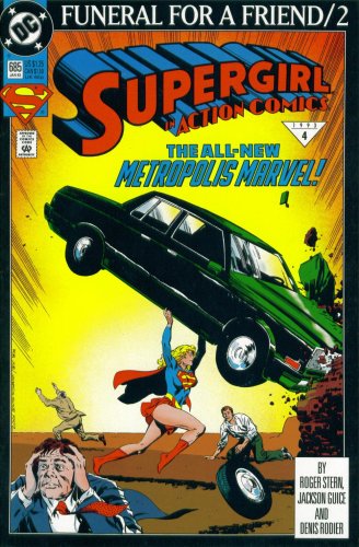 Action Comics #685 : Supergirl in "ReActions" (Funeral For A Friend)