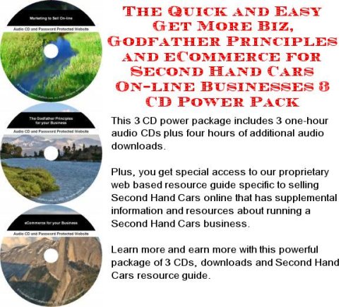 The Quick and Easy Get More Biz, Godfather Principles and eCommerce for Second Hand Law Books On-line Businesses 3 CD Power Pack
