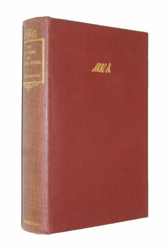 The Letters and Diplomatic Instructions of Queen Anne
