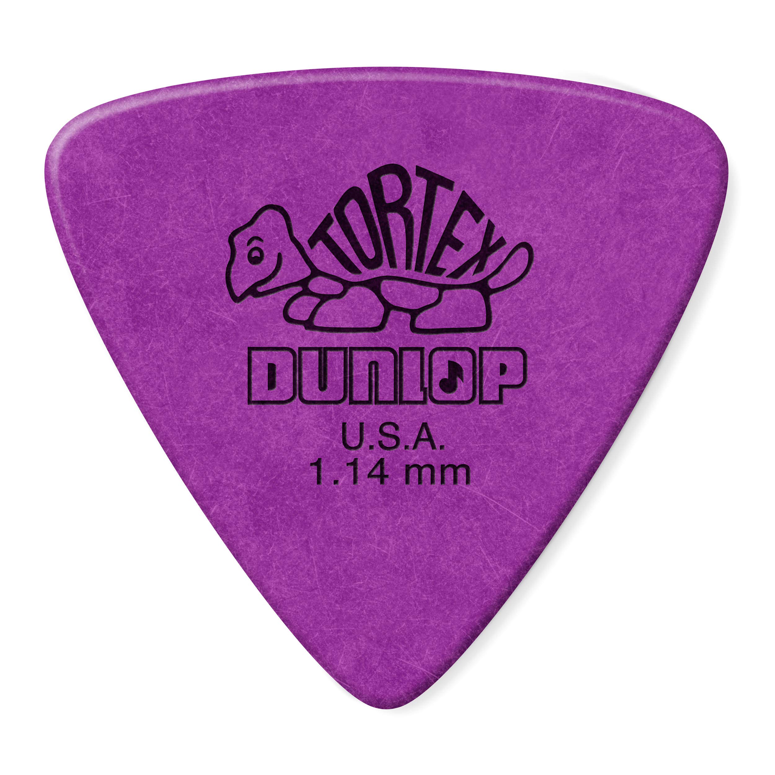 JIM DUNLOP Triangle, 6 Pack PURPLE 1.14mm 6 Pack Tortex Triangle