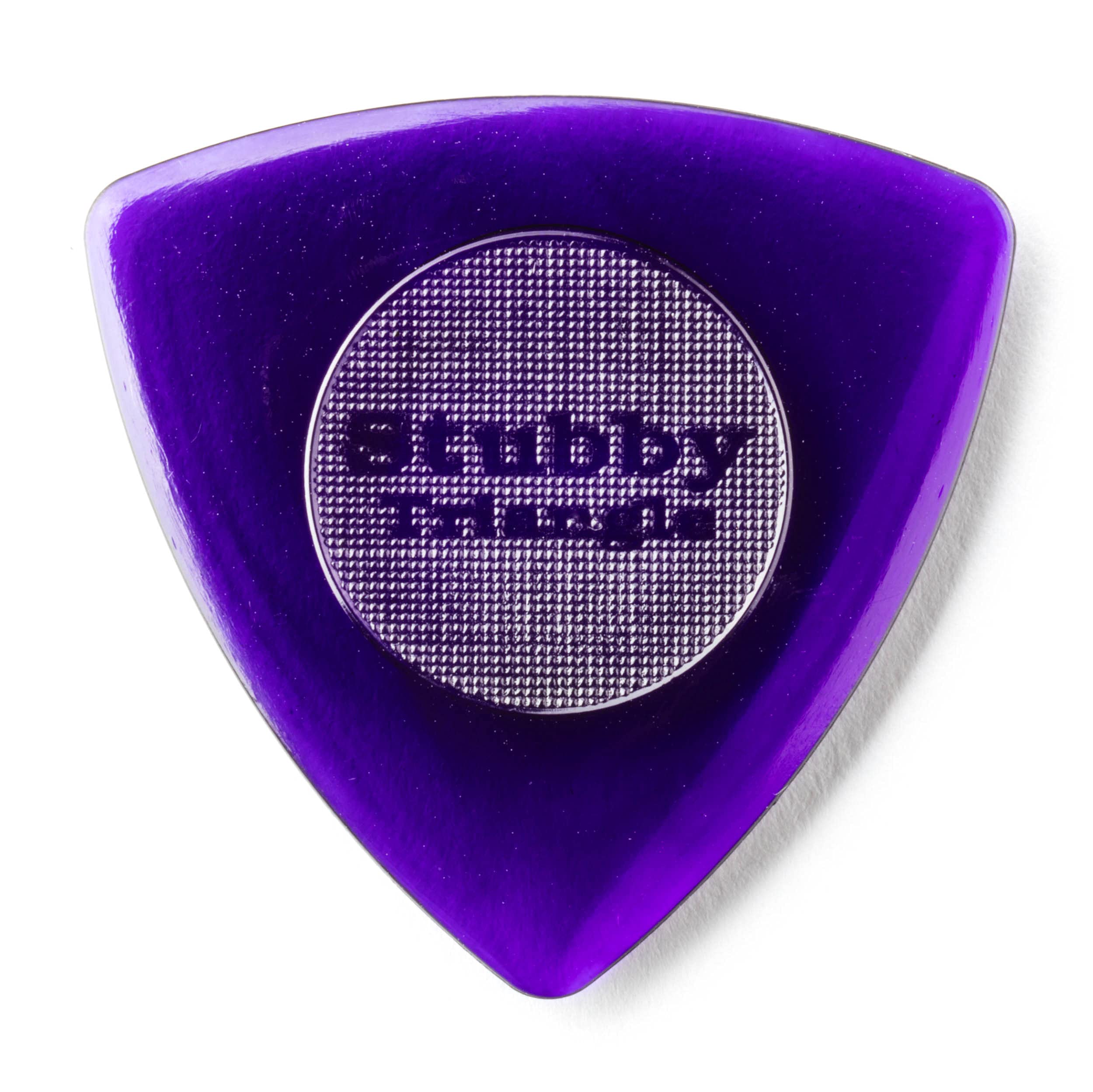 Book Cover JIM DUNLOP Tri Stubby®, Dark Purple, 3.0mm, 6/Player's Pack 3.0mm 6 Pack