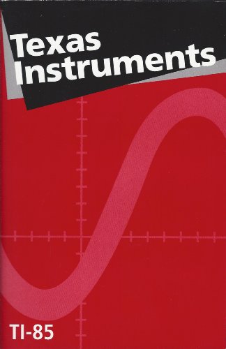 Instruction Manual for TI-85 Graphing Calculator's Guidebook