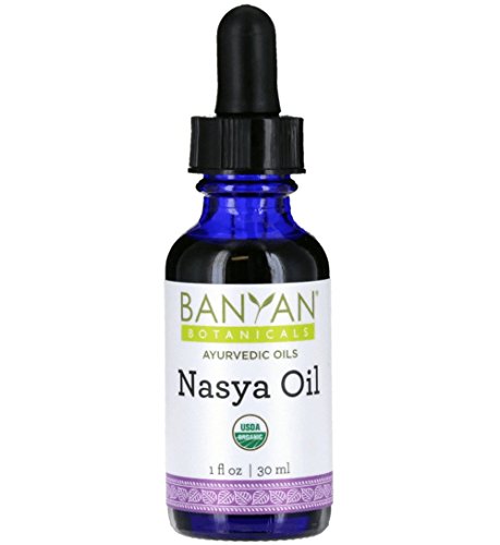 Book Cover Banyan Botanicals Nasya Oil - USDA Certified Organic - Nasal Drops for Clear Breathing and Lubrication of The Nose and Sinus Passages