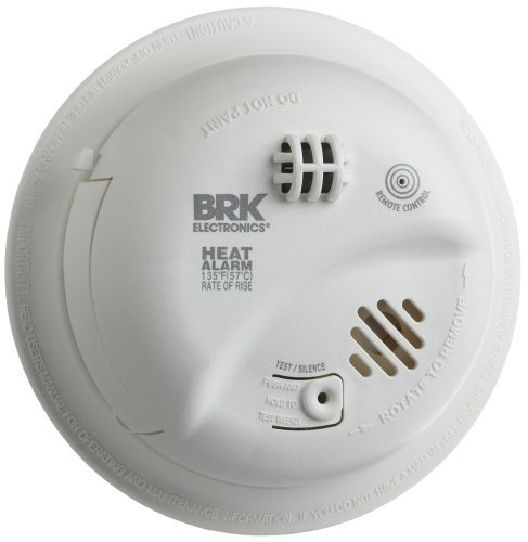 Book Cover BRK Brands HD6135FB Hardwire Heat Alarm with Battery Backup