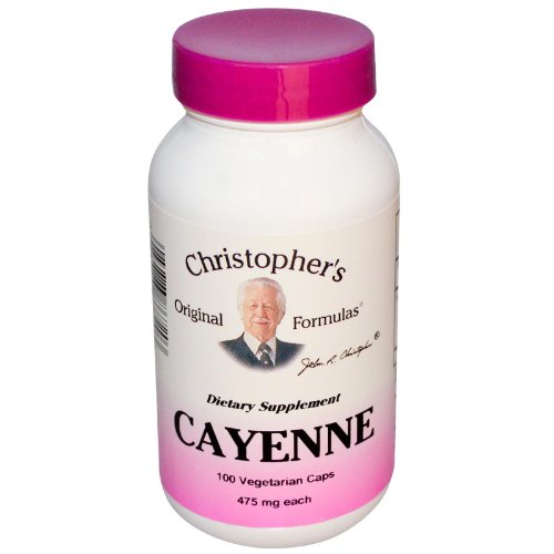 Book Cover Cayenne Dr. Christopher 100 VCaps