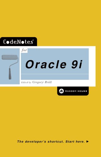 CodeNotes for Oracle 9i