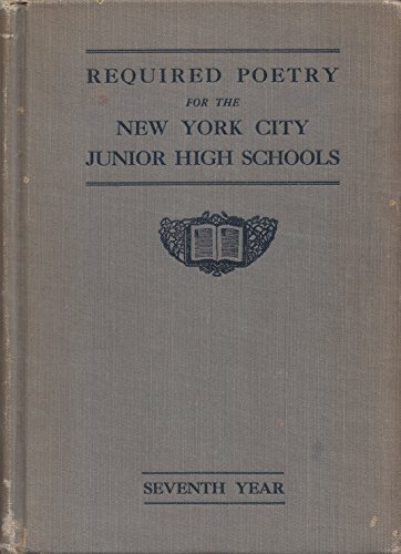 required poetry for the new york city junior high schools