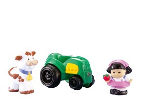 Fisher Price - C4309 - Jouet Premier Age - Vehicules Little People - Tracteur
