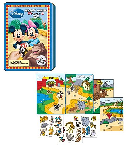 Book Cover Magnetic Fun - Mickey Mouse Magnetic Zoo