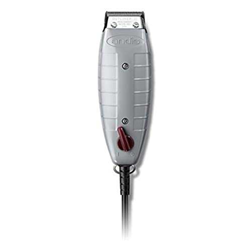Andis 04603 Professional Outliner ll Square Blade Beard Trimmer - Blade Zero Gapper, Carbon Steel Blade - Grey, Pack of 1
