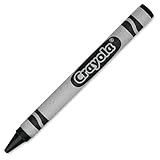 Crayola Regular Crayon Single Color Refill Pack - Black-12 count