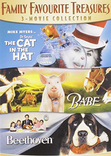 Book Cover Family Favorite Treasures 3-Movie Collection (The Cat In The Hat / Babe / Beethoven)