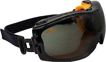 DEWALT - DPG82-21C Dewalt DPG82-21 Concealer Smoke Anti-Fog Dual Mold Safety Goggle Smoke Lens