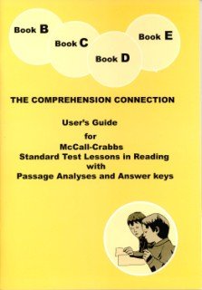 McCall-Crabbs Standard Test Lessons User's Guide Books B-E
