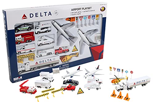 Book Cover Delta 25pc. Airport Play Set