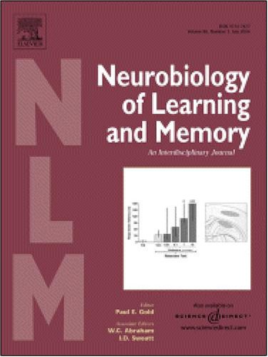 Histamine enhances inhibitory avoidance memory consolidation through a H"2 receptor-dependent mechanism [An article from: Neurobiology of Learning and Memory]