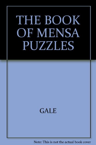THE BOOK OF MENSA PUZZLES