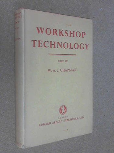 Workshop Technology. Part II