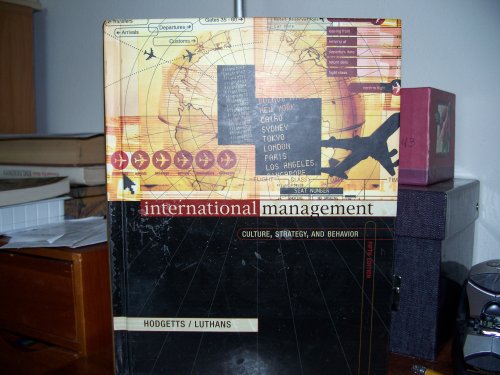 International Management: Culture, Strategy, and Behavior