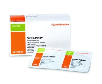 Book Cover Smith & Nephew Skin-Prep Protection Dressing Wipes - 50 Count Box