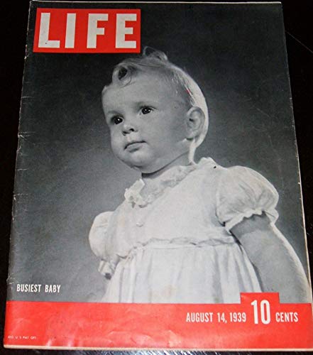 Vintage Issue of Life Magazine for August 14, 1939 , Rare Photos , Ads , History