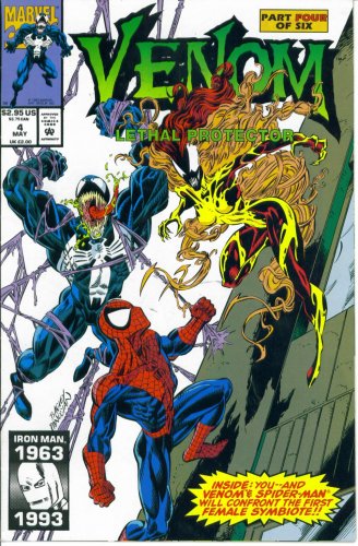 Venom Lethal Protector #4 : Co-Starring Spider-Man in "Deadly Birth" (Marvel Comics)