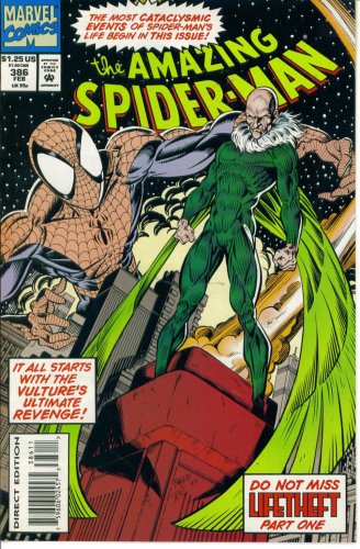 The Amazing Spider-Man #386 : The Wings of Age (Lifetheft - Marvel Comics)