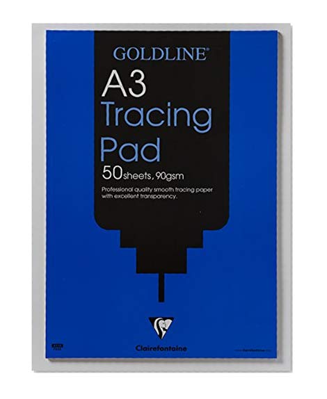 Goldline Professional Réf GPT1A3 Feuilles de calque 90 g/m² A3 50 feuilles (Import Royaume Uni)