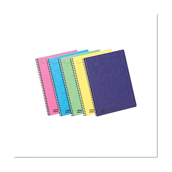 Europa Réf 3154 Notemaker Lot de 10 cahiers Reliure intégrale Ligné 80 g/m² 120 pages A4 Couleurs assorties C