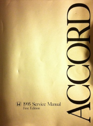 Honda Accord 1995 Service Manual First Edition