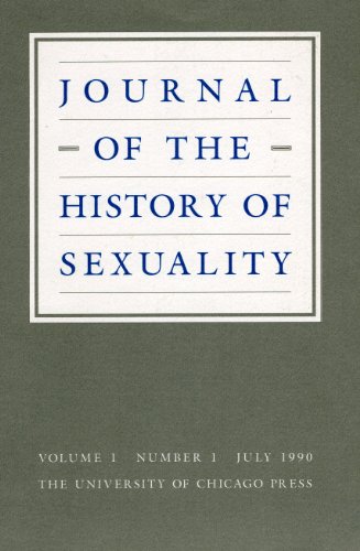Journal of the History of Sexuality: Volume 1, Number 1.