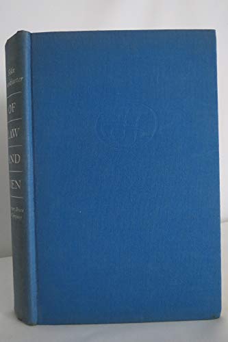 Of Law and Men: Papers and Addresses of Felix Frankfurter,