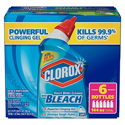Book Cover Clorox Toilet Bowl Cleaner with Bleach, 6 Count