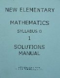 New Elementary Mathematics Syllabus D1 (Solutions Manual)