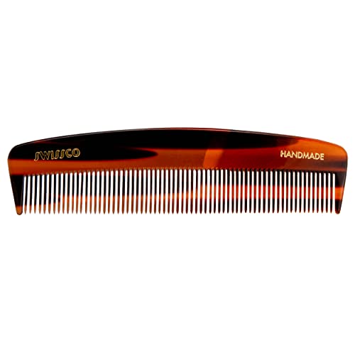 Small Hair Comb by Swissco | Pocket Combs for Men and Women | Handmade Fine Tooth Comb,Brown,1 ea,SG_B000TC1CVK_US
