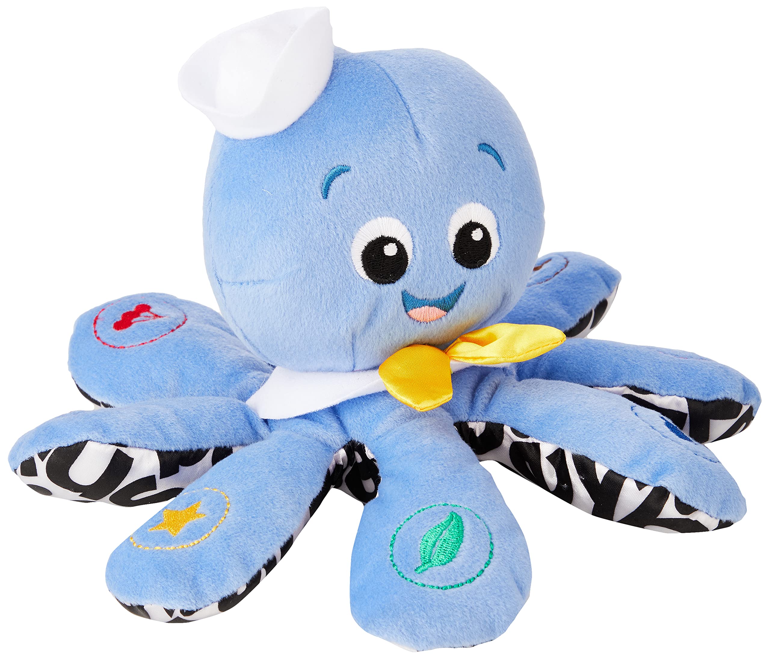 Book Cover Baby Einstein Octoplush Musical Octopus Stuffed Animal Plush Toy, Age 3 Month+, Blue, 11
