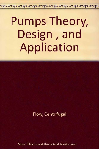 Pumps Theory, Design , and Application