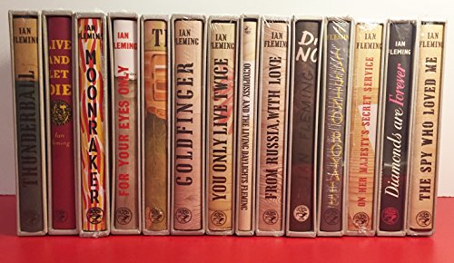 Ian Fleming James Bond 14 Volume FEL First Edition Library Casino Royale; Live and Let Die; Moonraker; Diamonds Are Forever; From Russia with Love; Dr. No; Goldfinger; for Your Eyes Only; Thunderball; the Spy Who Loved Me; more