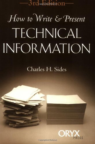 How To Write & amp;Present Technical Information