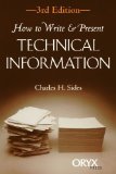 How To Write & amp;Present Technical Information