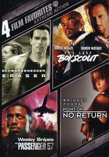 Book Cover 4 Film Favorites: Extreme Action (Eraser, The Last Boy Scout, Passenger 57, Point of No Return)