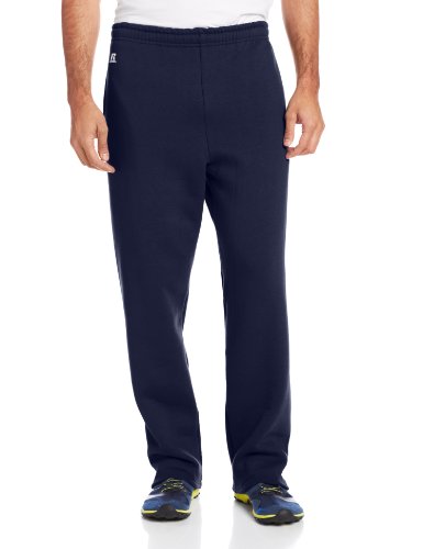 Book Cover Russell Athletic Men's Dri-Power Open Bottom Sweatpants with Pockets