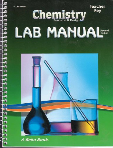 Chemistry Precision and Design Lab Manual 11 - Teacher Key