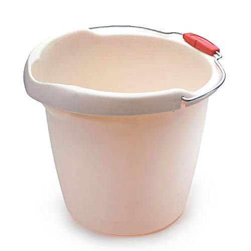 Book Cover Rubbermaid Roughneck Heavy-Duty Utility Bucket, 15-Quart, Bisque