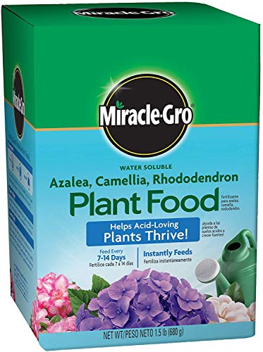 Book Cover Miracle-Gro 1000701 Pound (Fertilizer for Acid Loving Plant Food for Azaleas, Camellias, and Rhododendrons, 1.5, 1.5 lb