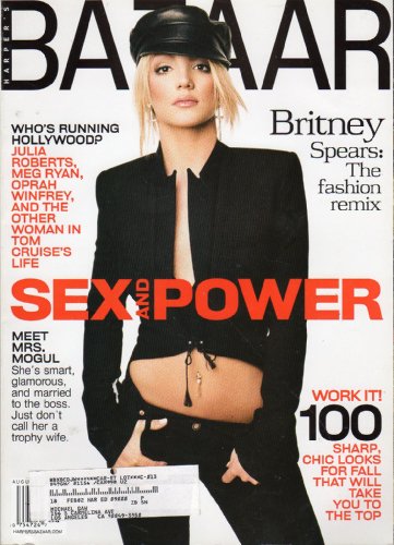 Harper's Bazaar:august 2001: Britney Spears