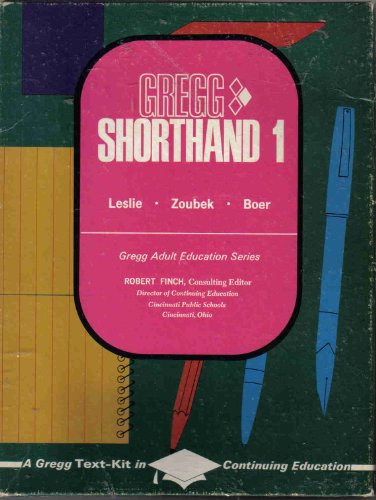 Gregg Shorthand 1 Text Kit (Gregg Adult Education Series)
