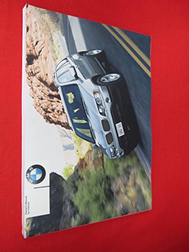 2003 BMW X5 Owners Manual